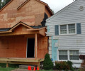 Front Elevation During Construction