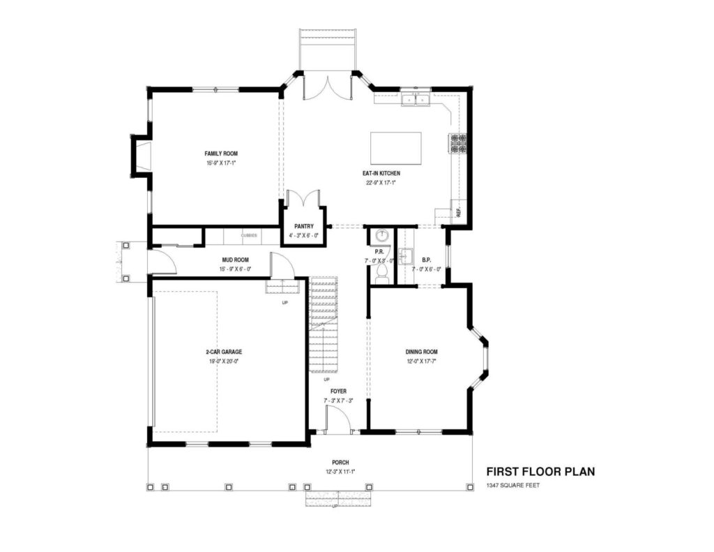 First Floor Plan - Premier Design Custom Homes