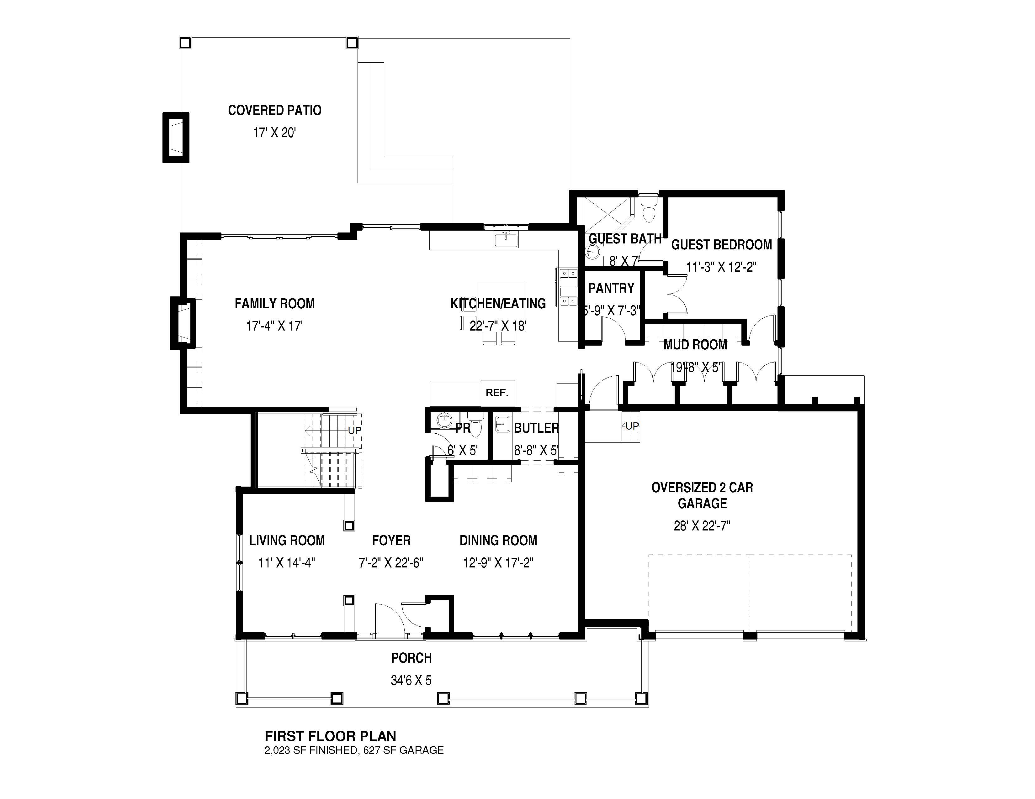 Robie House First Floor Plan