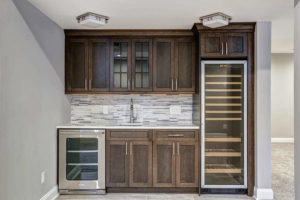 Finished Basement Wet Bar