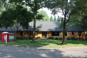 During Construction - Front Elevation