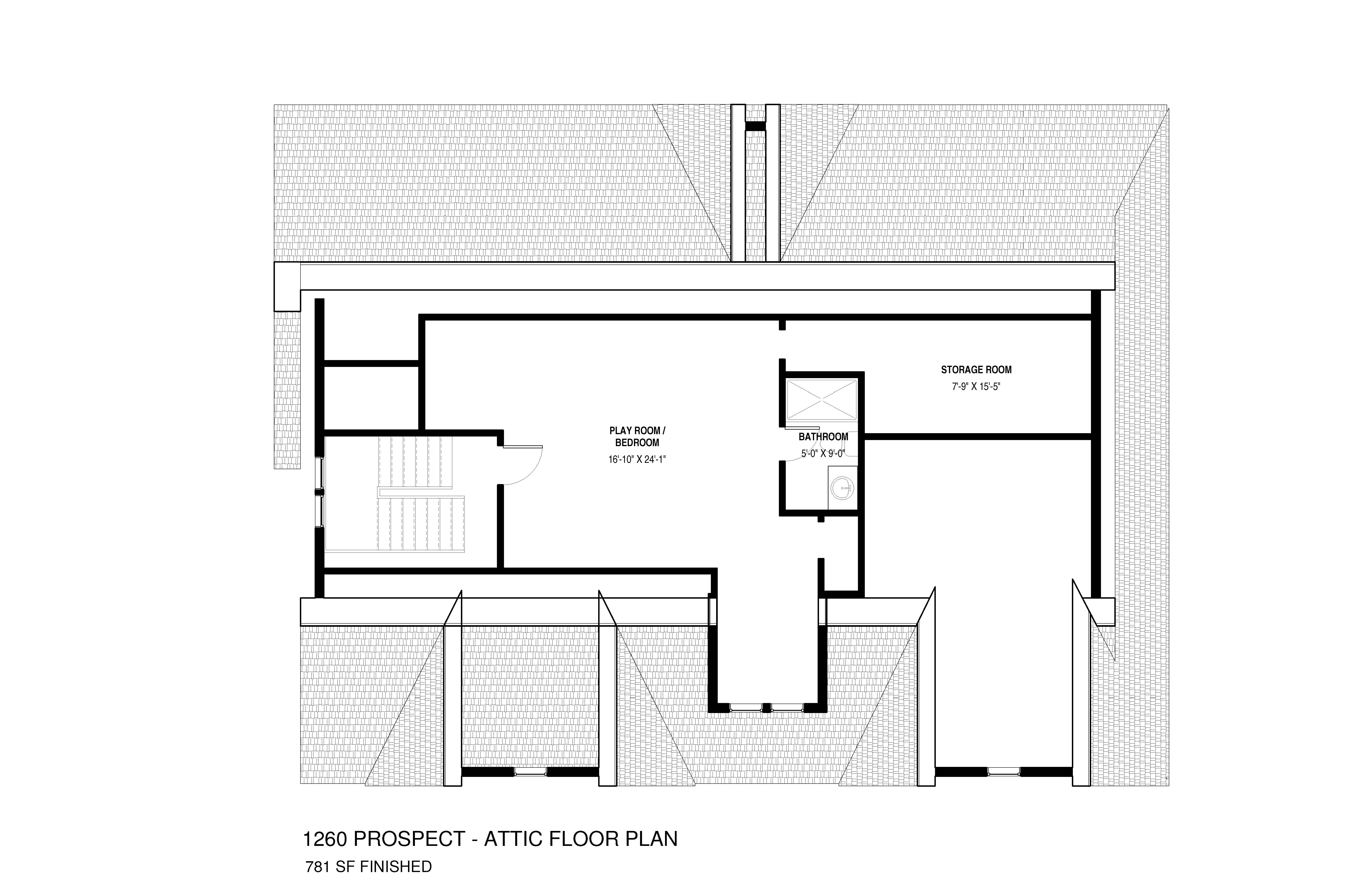 Attic Floor Plan Premier Design Custom Homes
