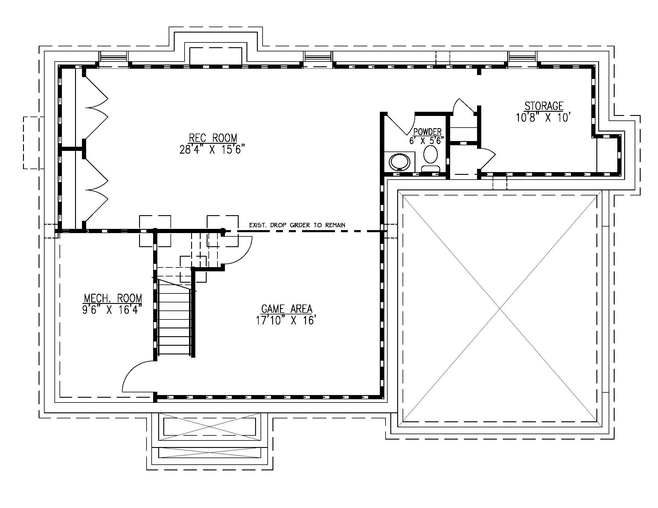 Basement Floor Plan Premier Design Custom Homes
