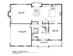 1st Floor Plan