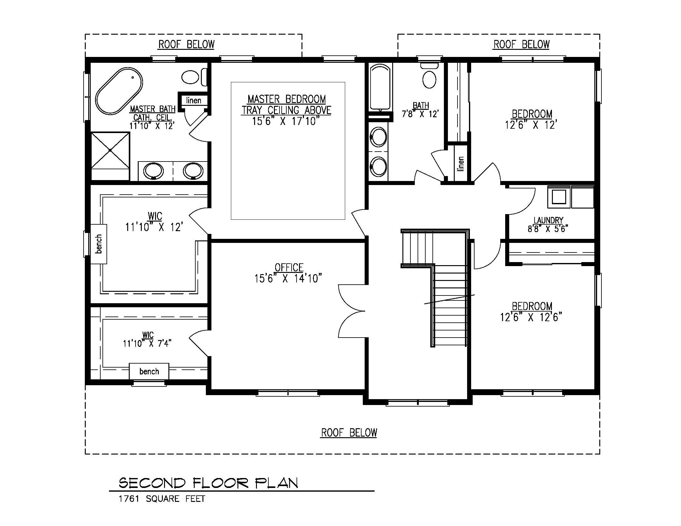 Floor Plan 2nd Floor House