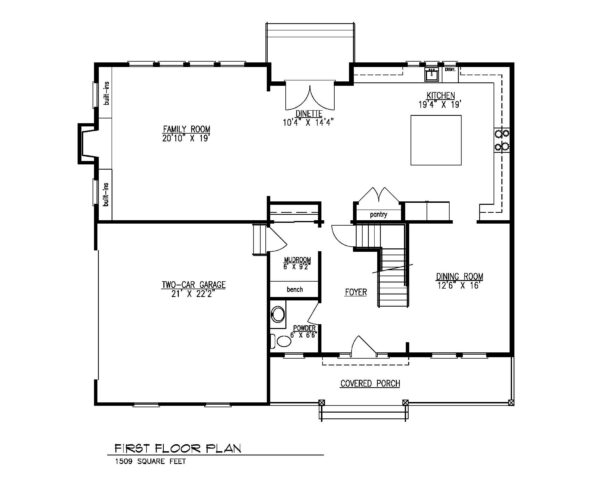 1st Floor Plan