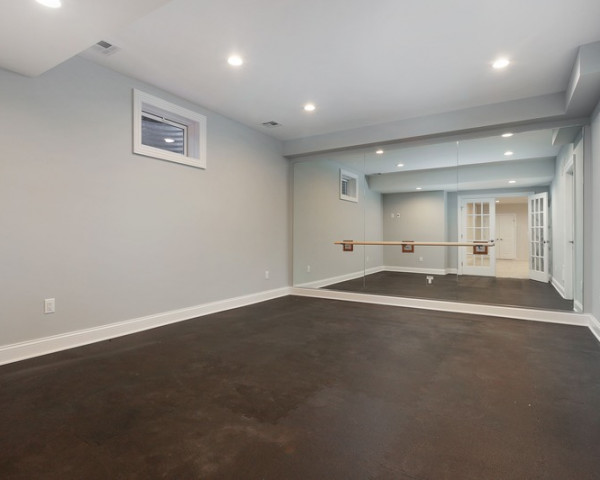 Finished Basement Gym Room