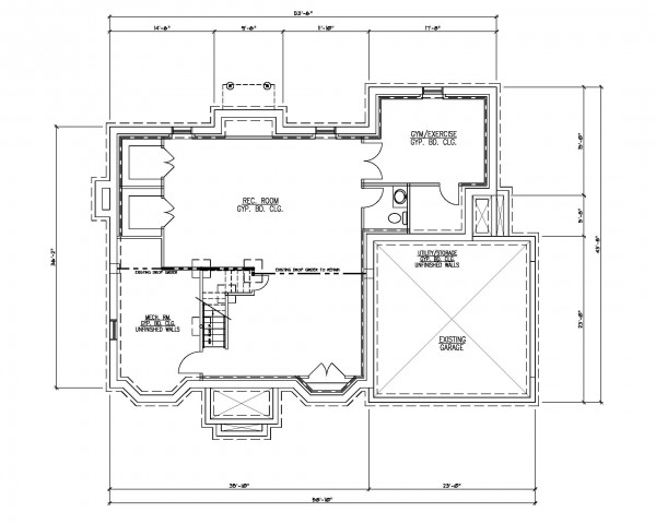 Finished Basement Plan