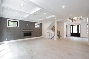 Custom built home family room in NJ