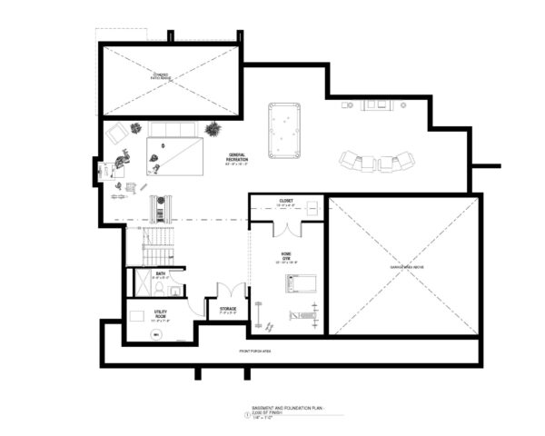 Finished Basement Plan