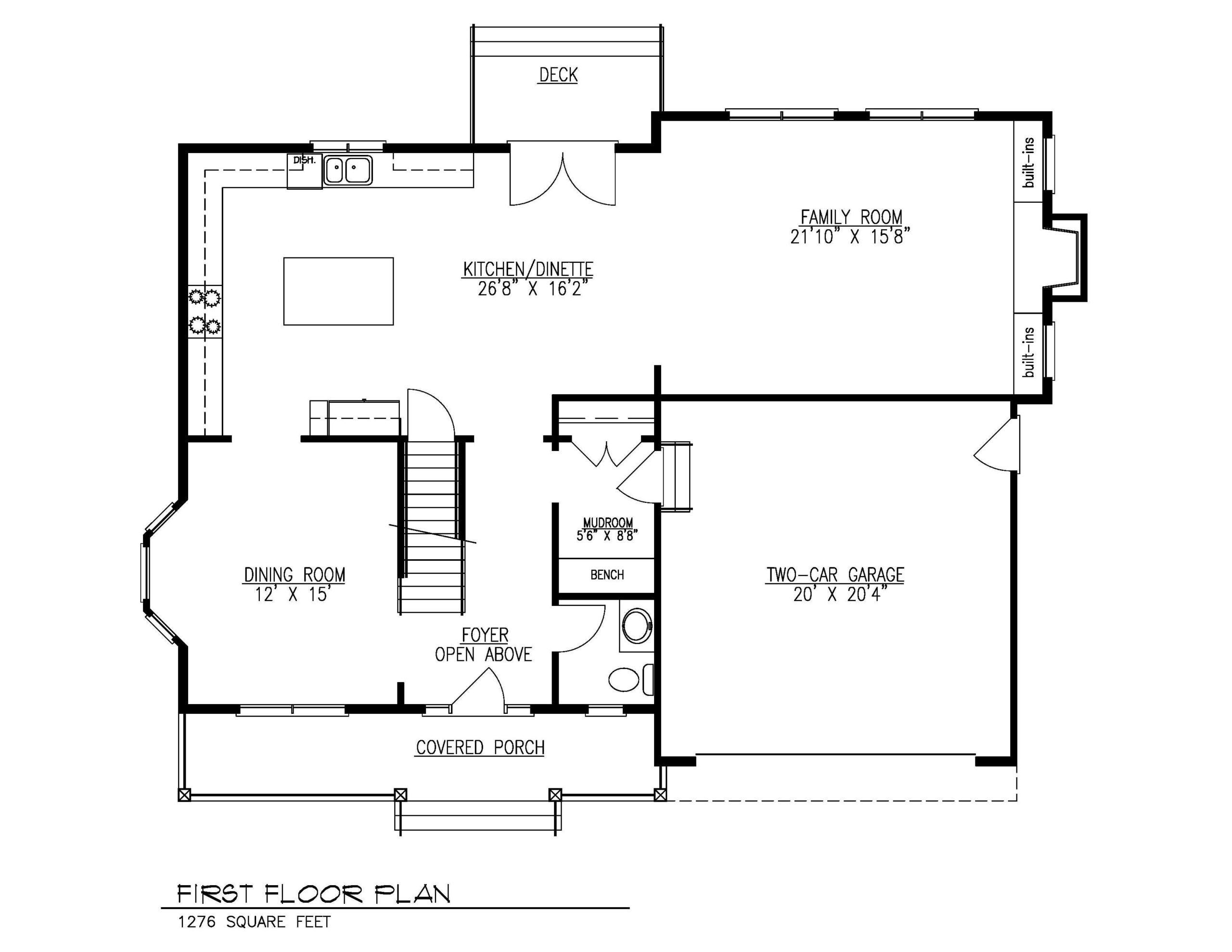 1st Floor Plan