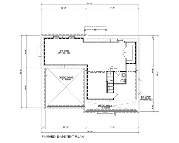 Finished Basement Plan