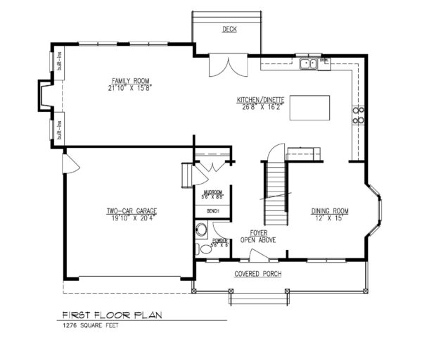 1st Floor Plan