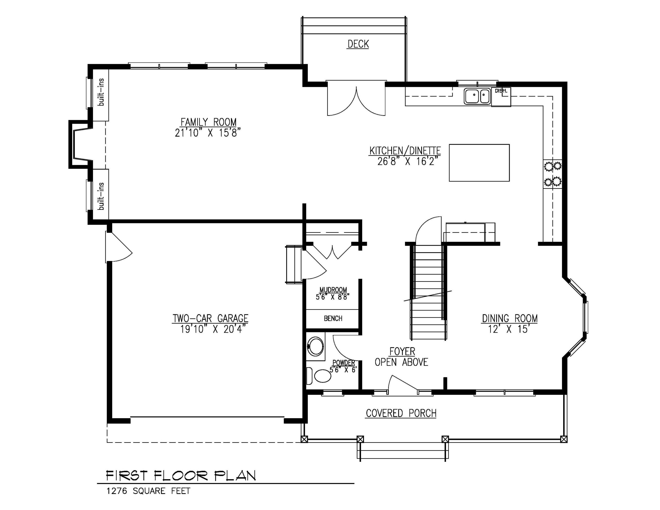 1st Floor Plan