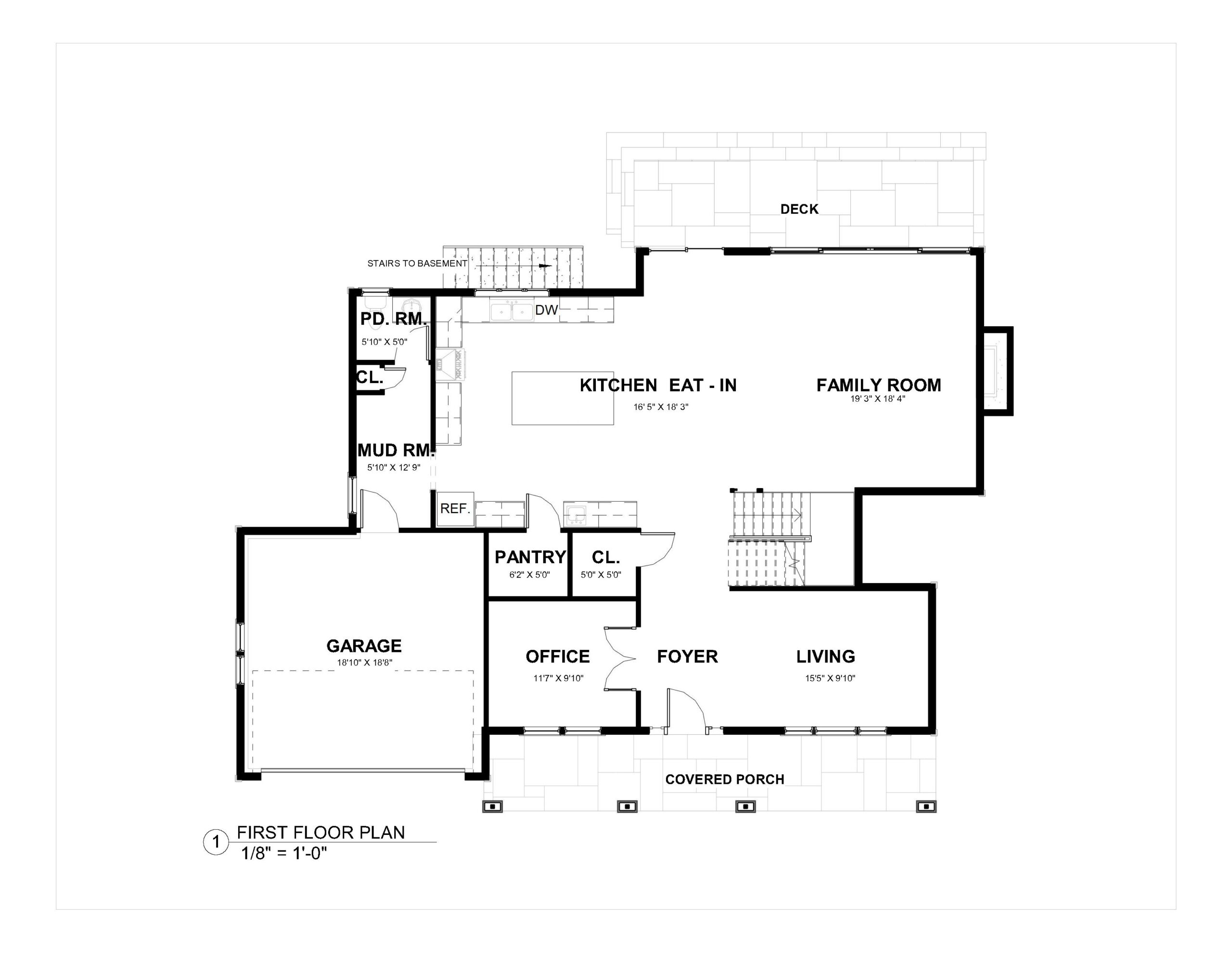 1st Floor Plan