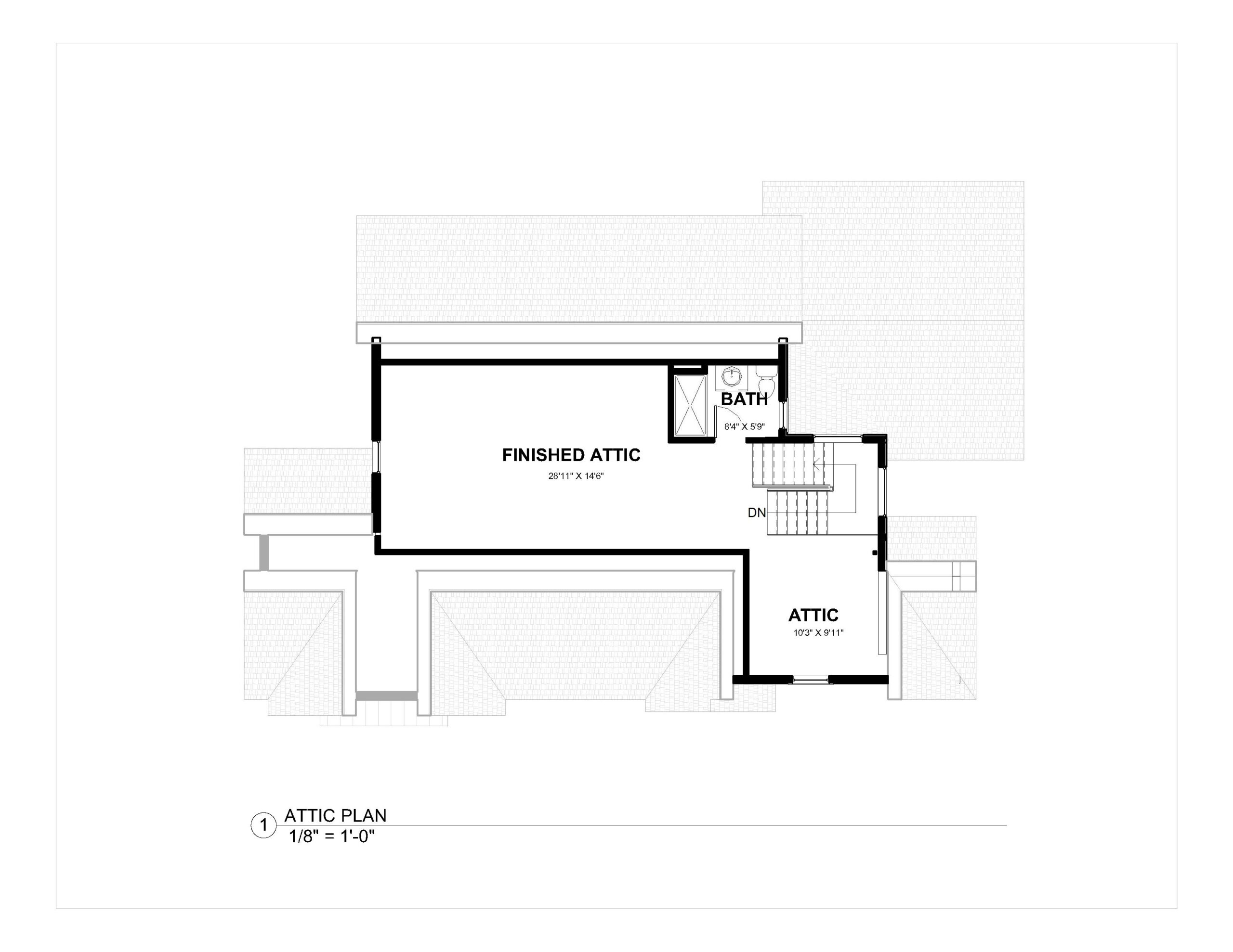  Attic Floor Plan