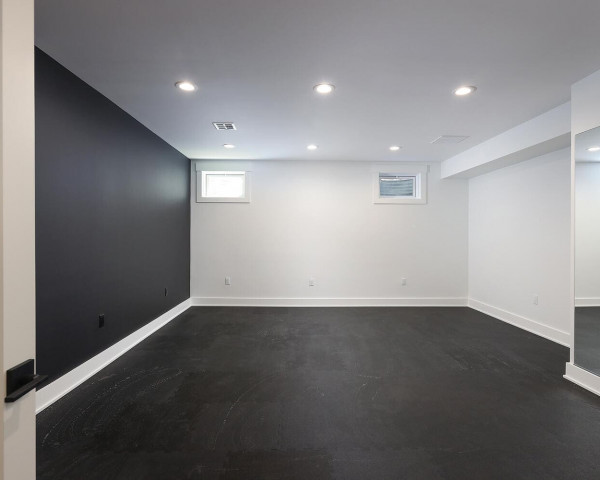 Finished Basement Gym Room
