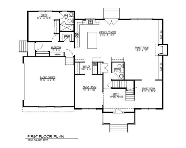 1st Floor Plan