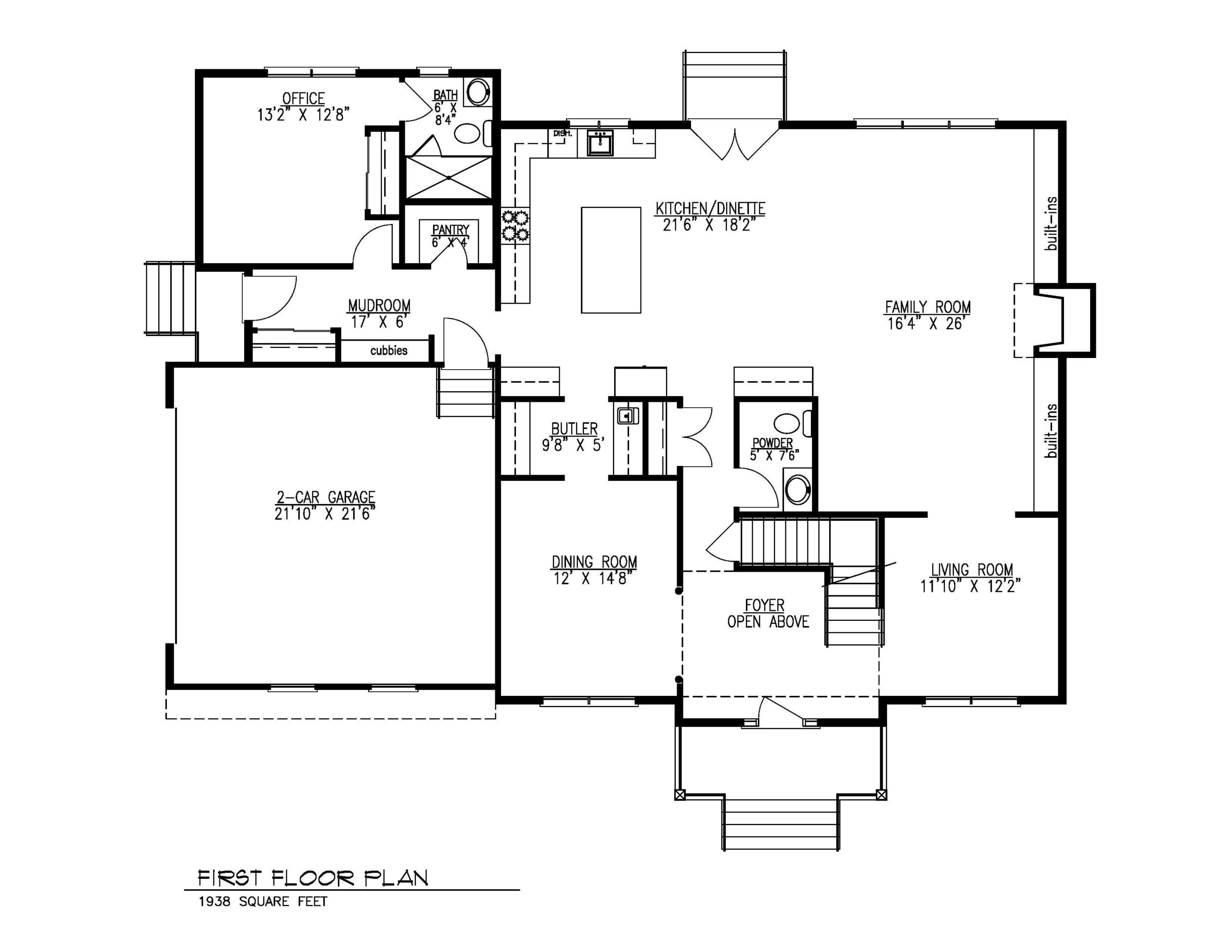 1st Floor Plan