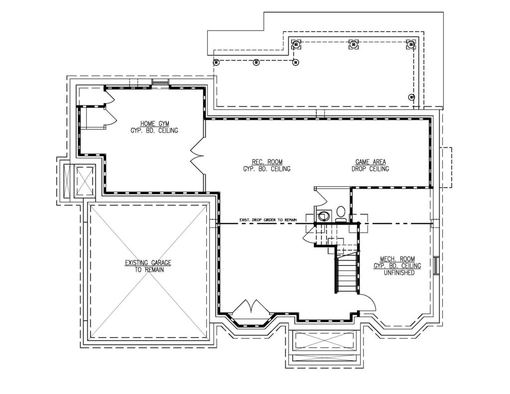 Finished Basement Plan - Premier Design Custom Homes