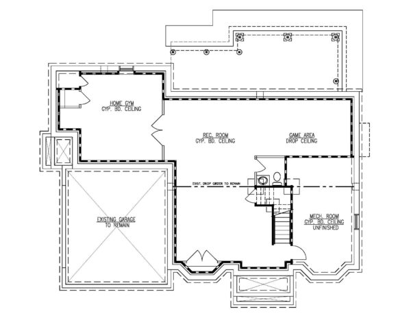 Finished Basement Plan