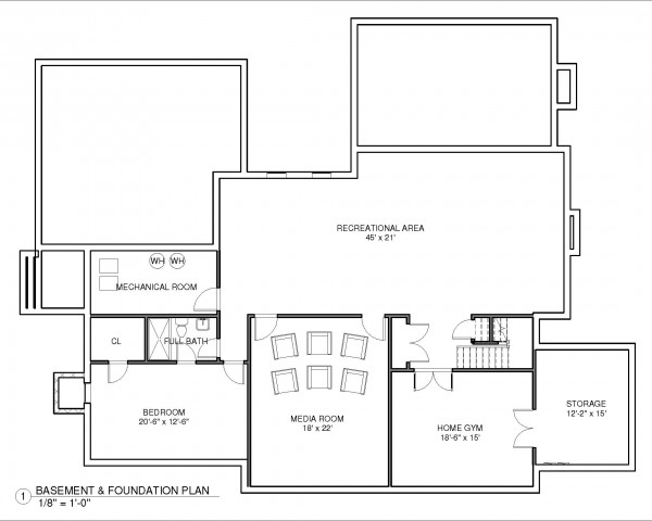  Finished Basement Plan