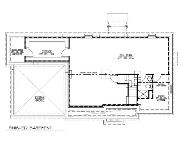 Finished Basement Plan