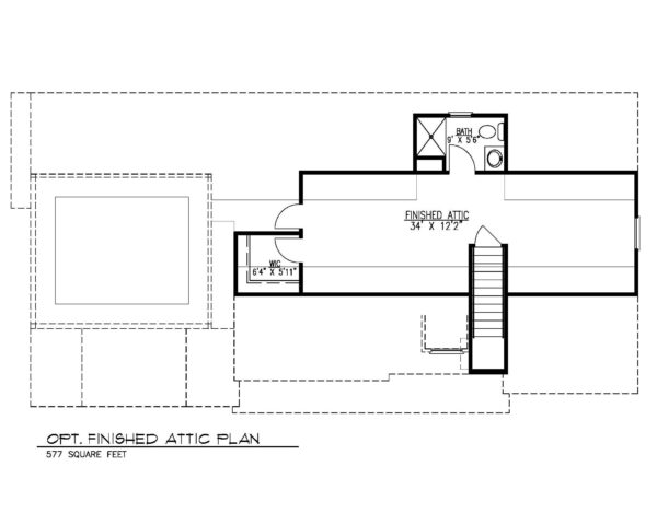 Optional Finished Attic Plan