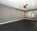 Finished Basement Gym Room