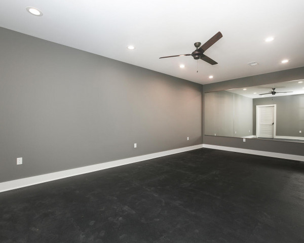 Finished Basement Gym Room