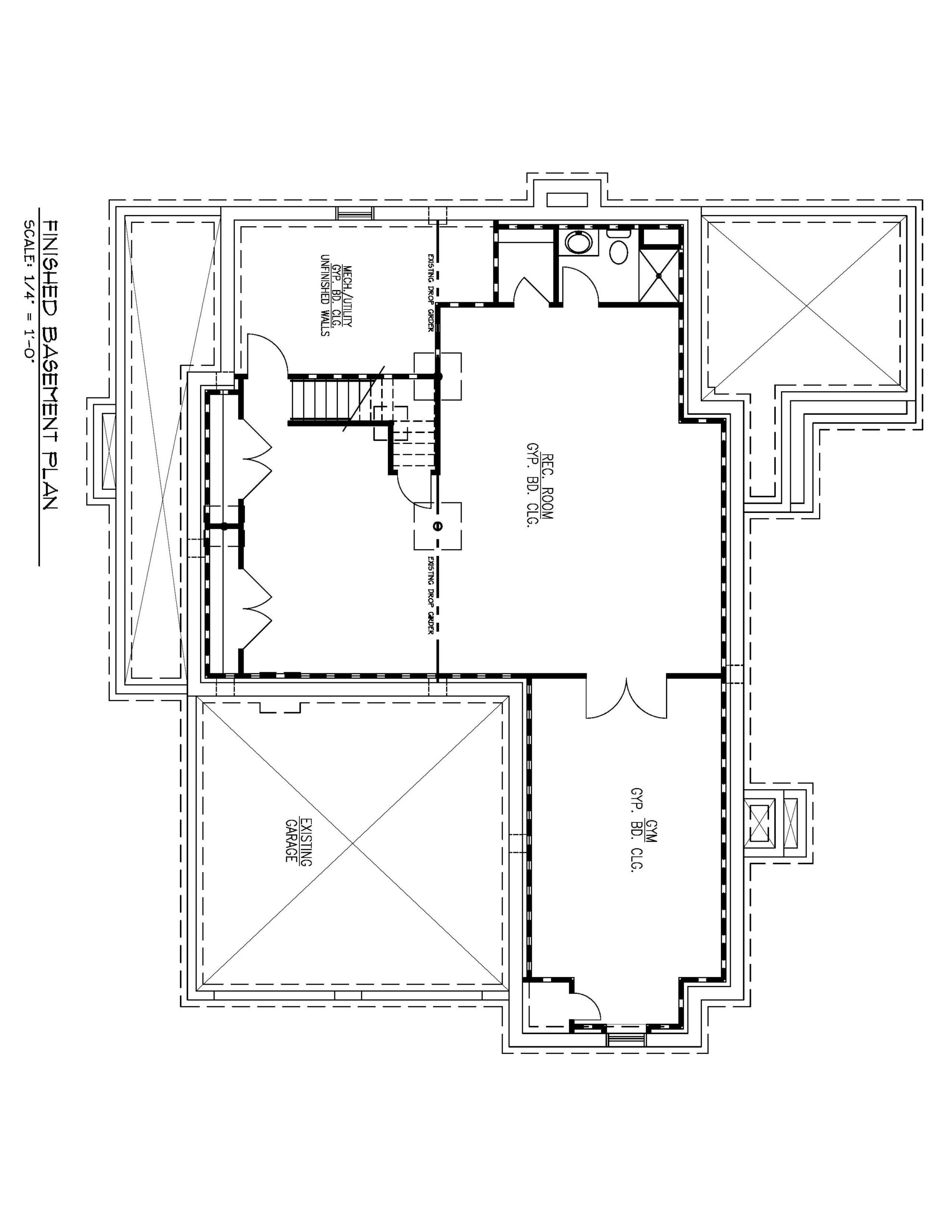  Finished Basement Plan