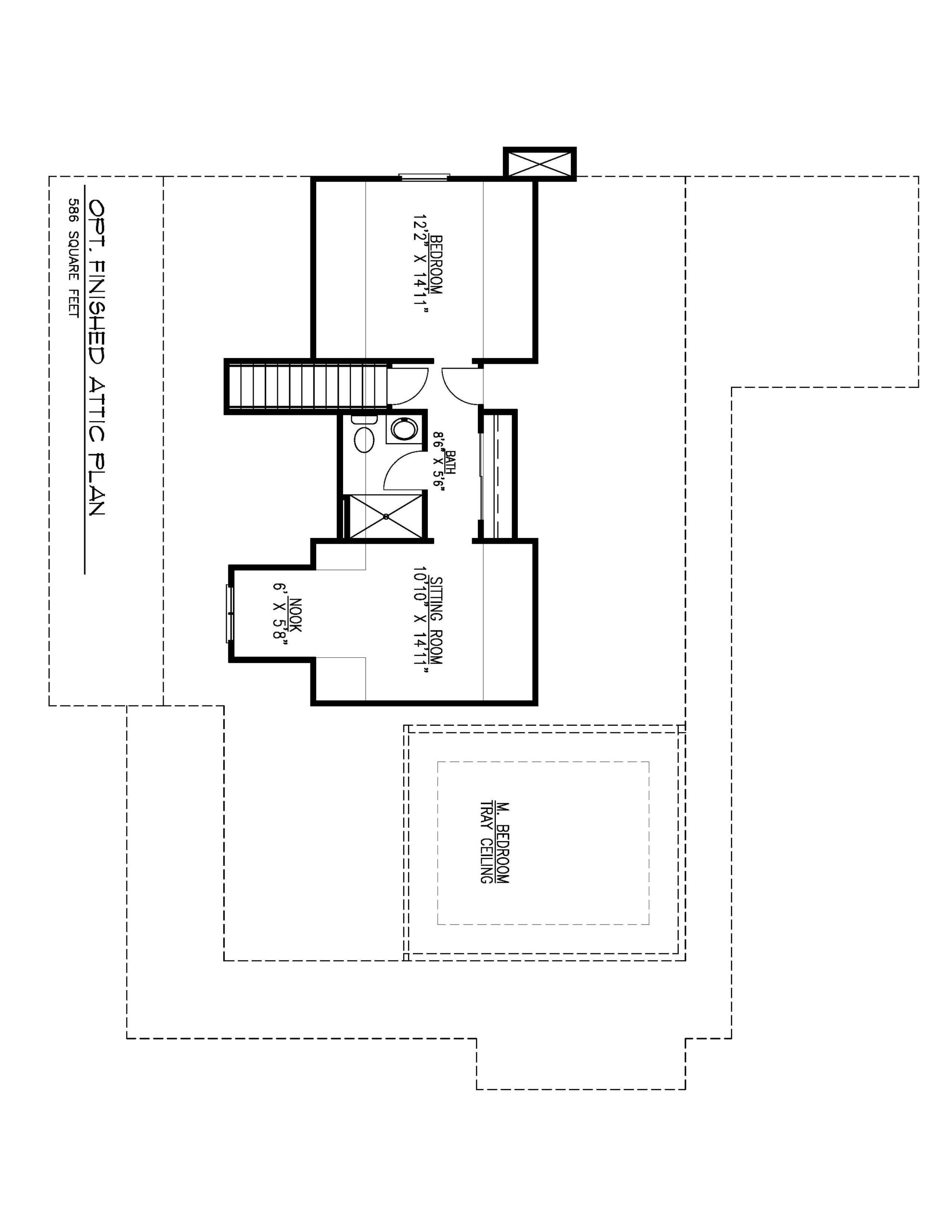  Finished Attic Plan