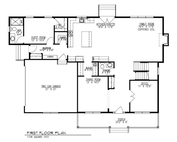 1st Floor Plan