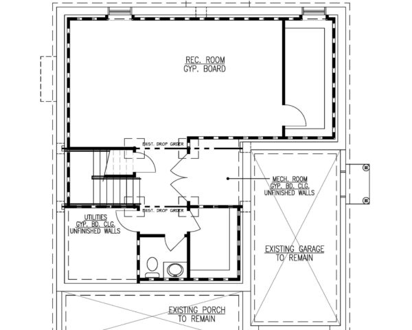 Finished Basement Plan
