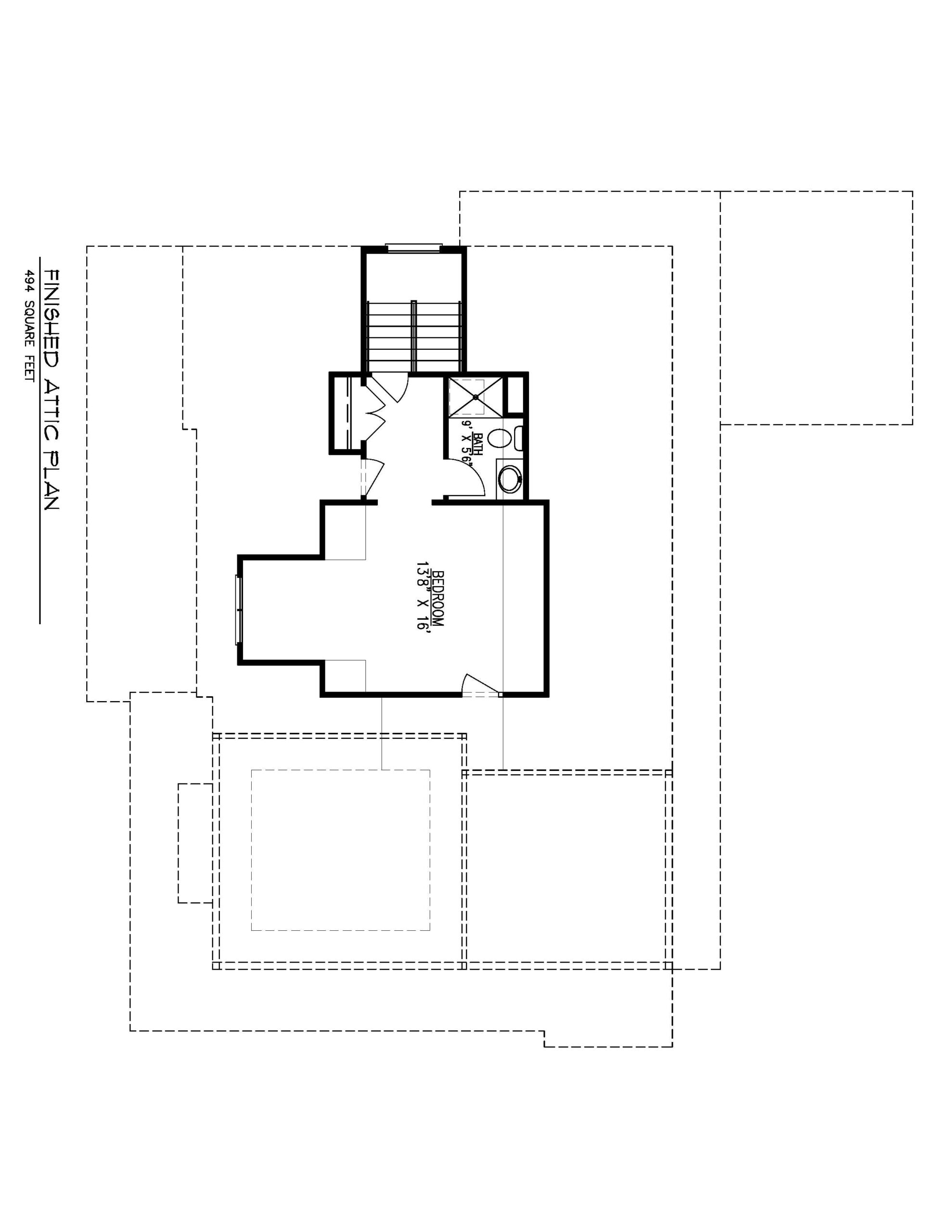 Finished Attic Plan