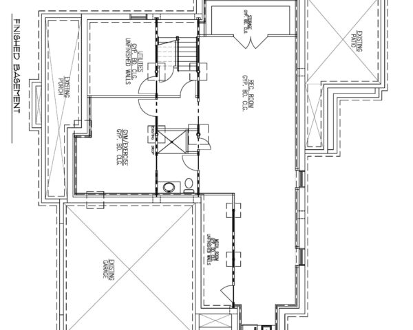 Finished Basement Plan