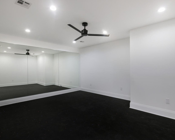 Finished Basement Gym Room