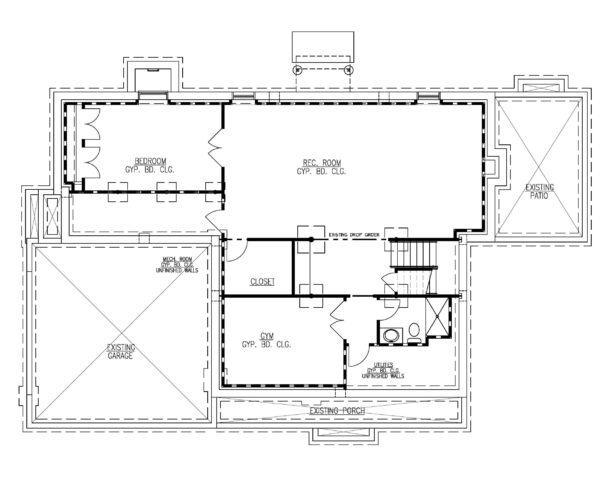 Finished Basement Plan
