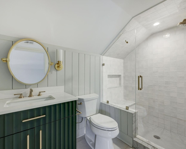Finished Attic Bathroom