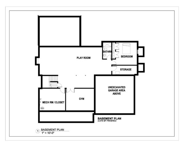 Finished Basement Plan