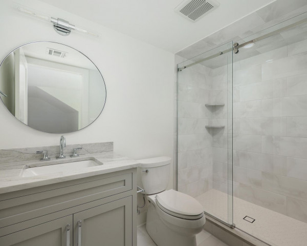 Finished Attic Bath