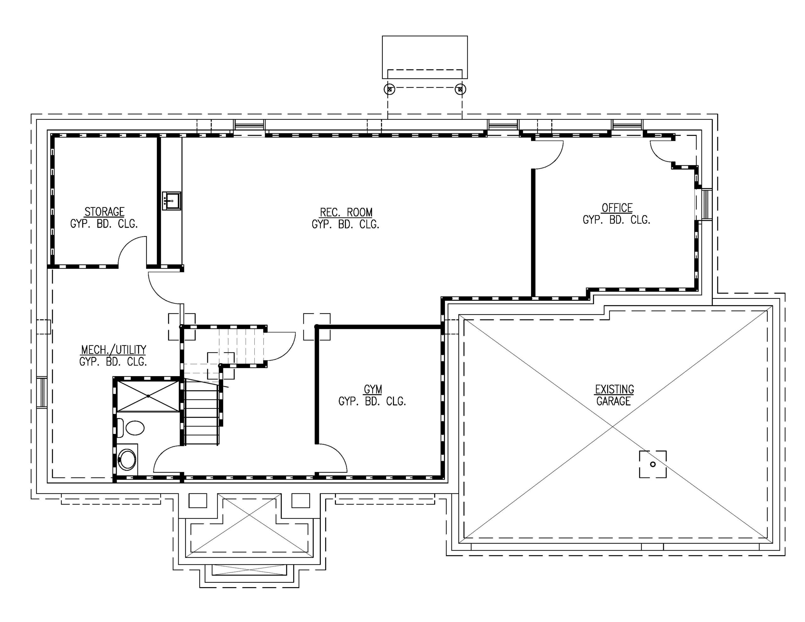 Finished Basement Plan