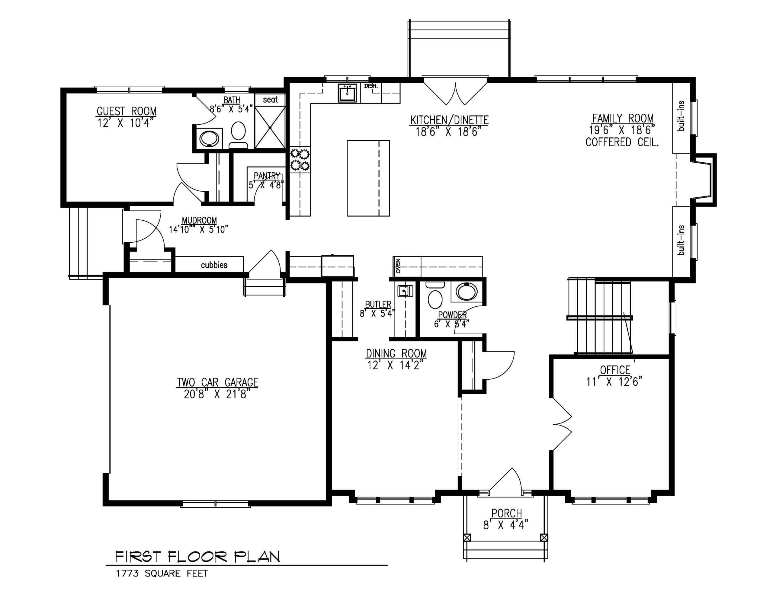 1st Floor Plan