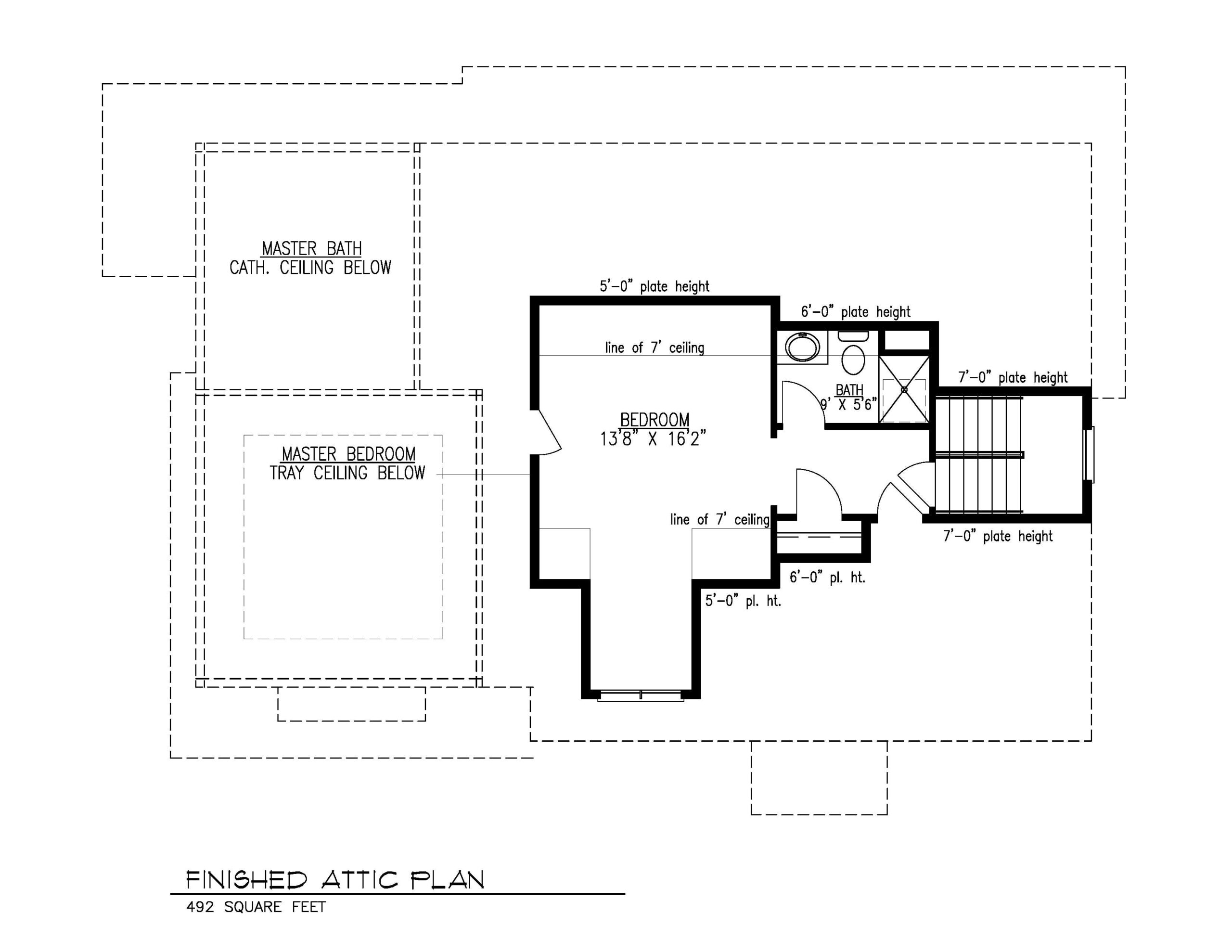 Finished Attic Plan