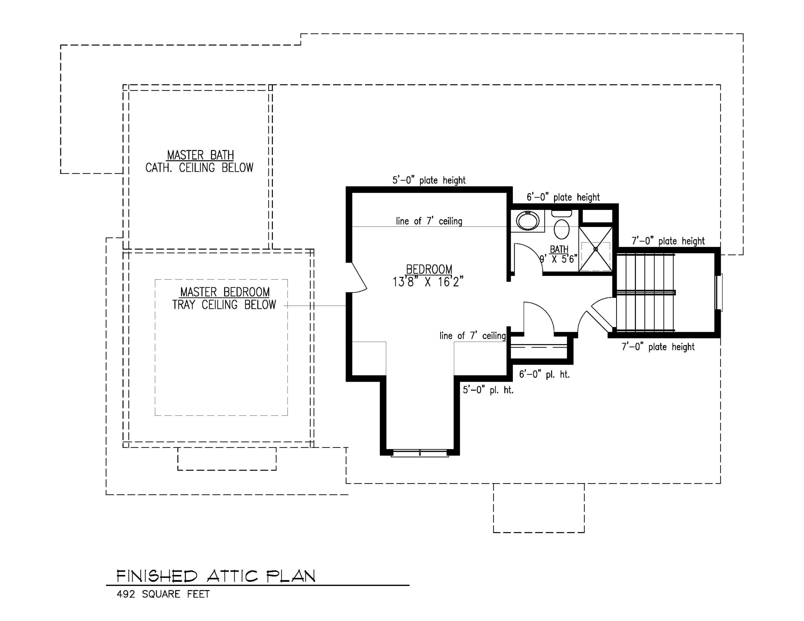 Finished Attic Plan
