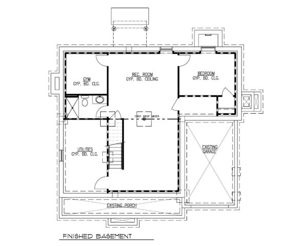 Finished Basement Plan
