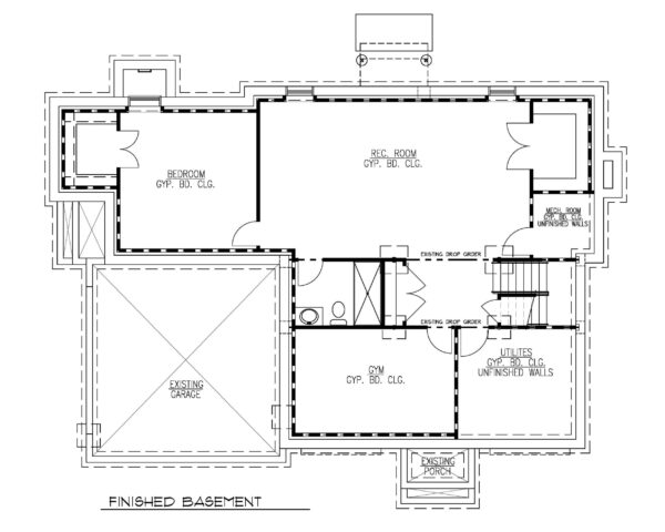 Finished Basement Plan
