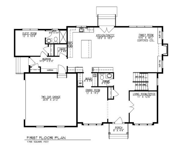 1st Floor Plan